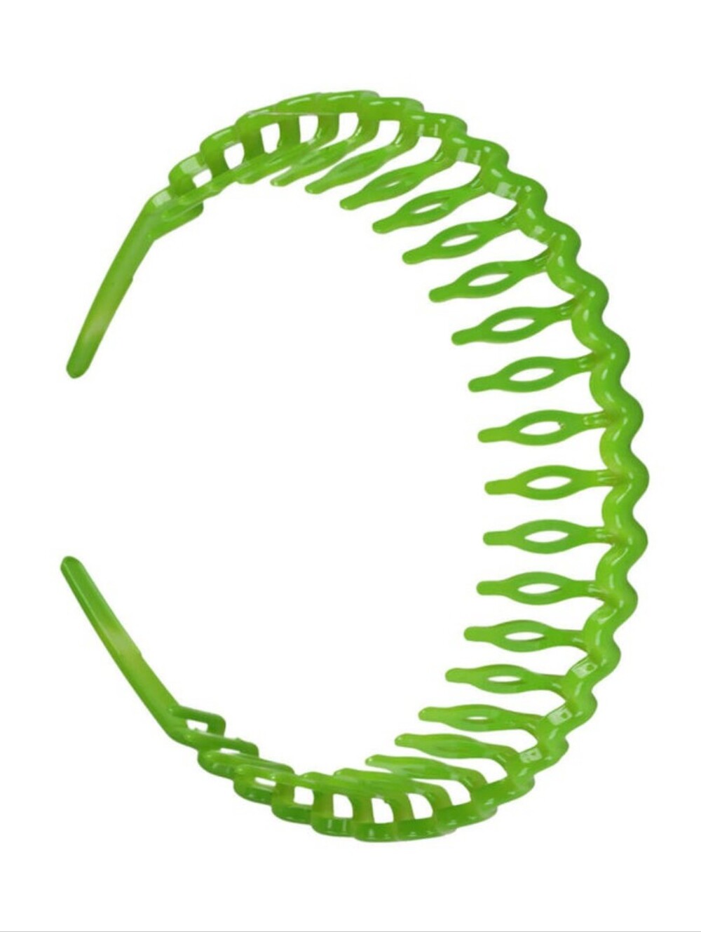 Bright Lime Green Wavy Headband